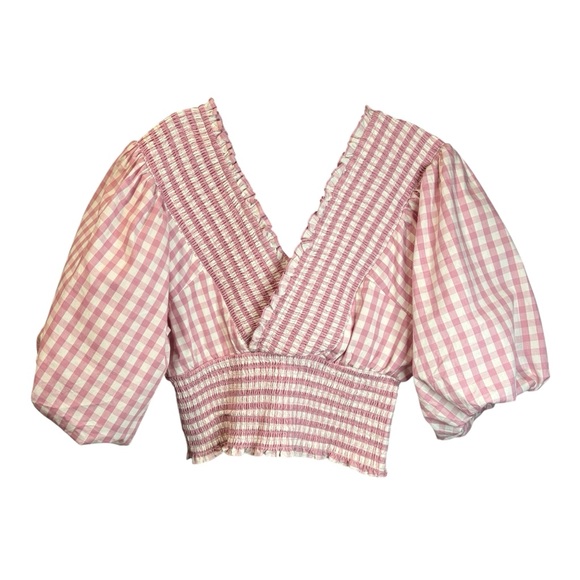 A&F PINK GINGHAM CROP TOP
M - Picture 2 of 11